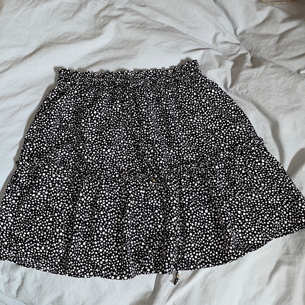 spotted skirt